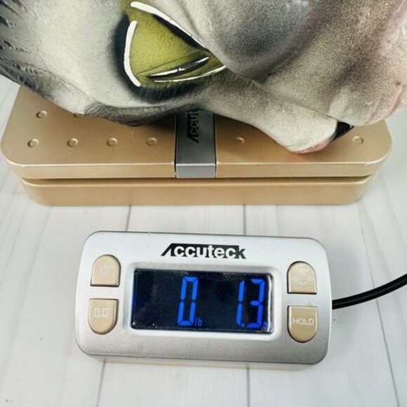 Vintage Black Halloween Scary Cat Mask Made In France Bayshore Collectors Piece - Picture 13 of 13